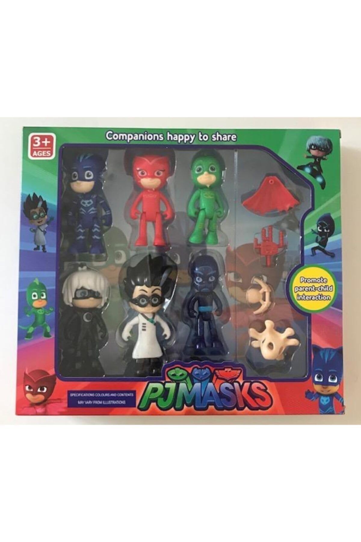 Pjmasks 10'Lu Pijamaskeliler Figür Seti