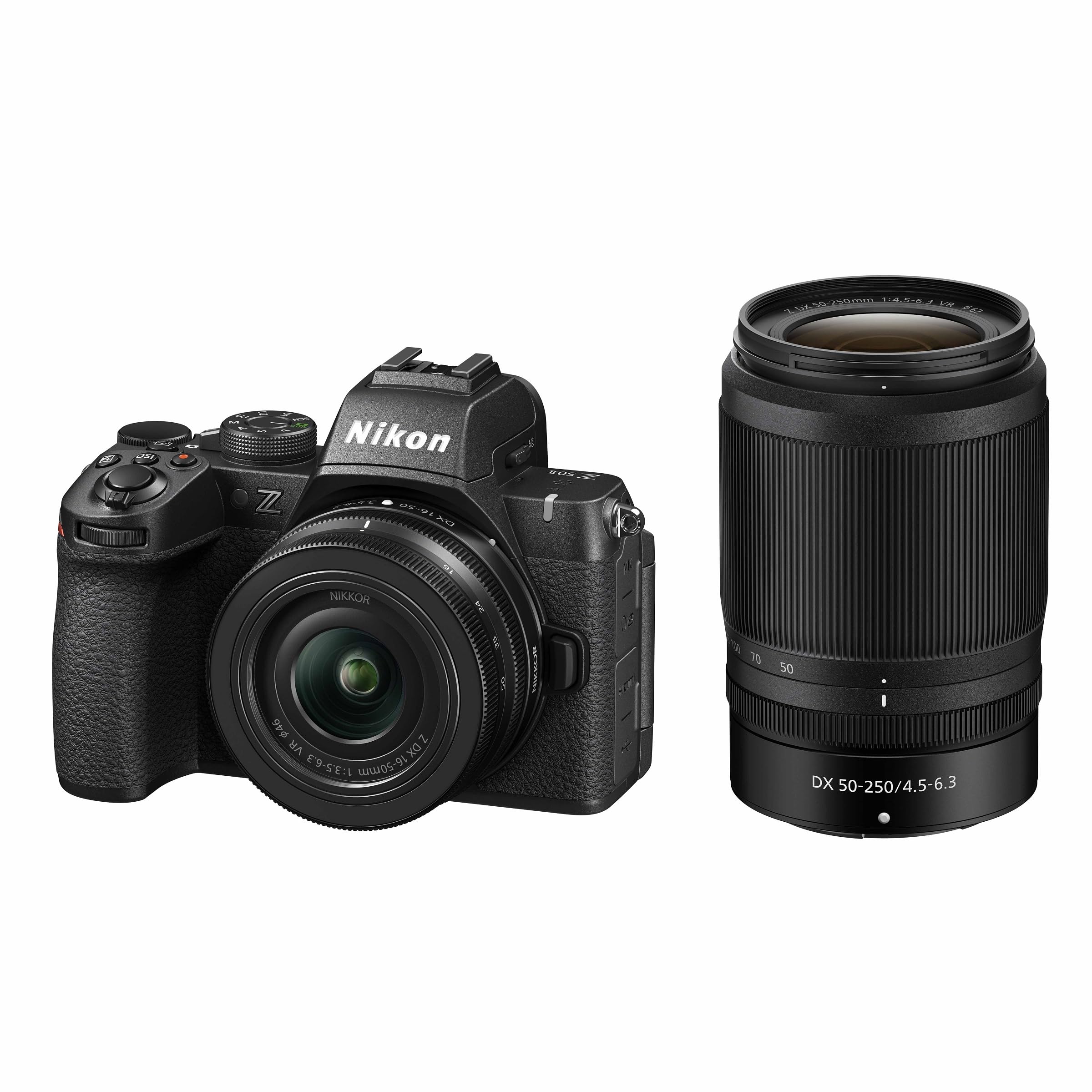 Nikon Z 50II + NIKKOR Z DX 16-50 VR + 50-250 VR Kamera Siyah
