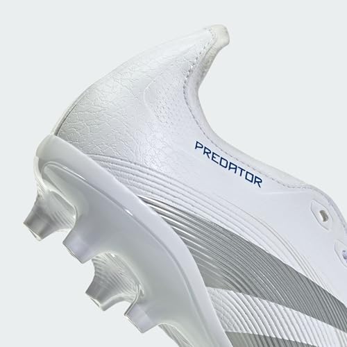 adidas Unisex Yetişkin PREDATOR LEAGUE FT FG/MG Futbol Ayakkabısı (Sert Zemin) FTWWHT/SILVMT/BROYAL 42
