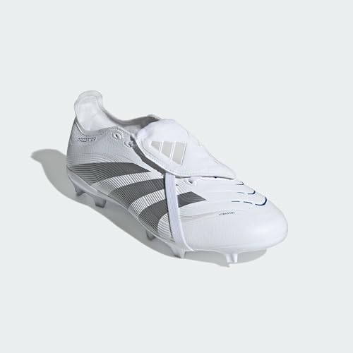 adidas Unisex Yetişkin PREDATOR LEAGUE FT FG/MG Futbol Ayakkabısı (Sert Zemin) FTWWHT/SILVMT/BROYAL 42