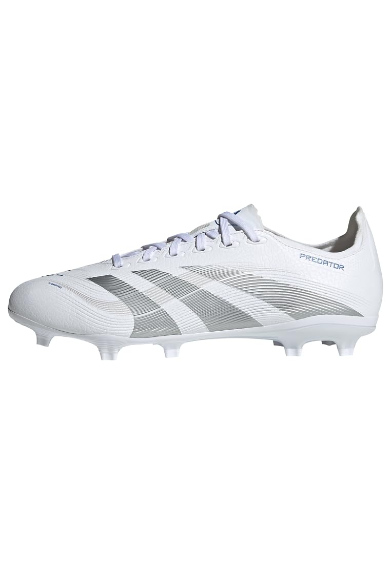 adidas Unisex Yetişkin PREDATOR LEAGUE FG/MG Futbol Ayakkabısı (Sert Zemin) FTWWHT/SILVMT/BROYAL 42 2/3