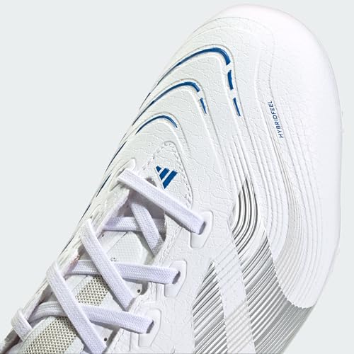 adidas Unisex Yetişkin PREDATOR LEAGUE FG/MG Futbol Ayakkabısı (Sert Zemin) FTWWHT/SILVMT/BROYAL 42 2/3