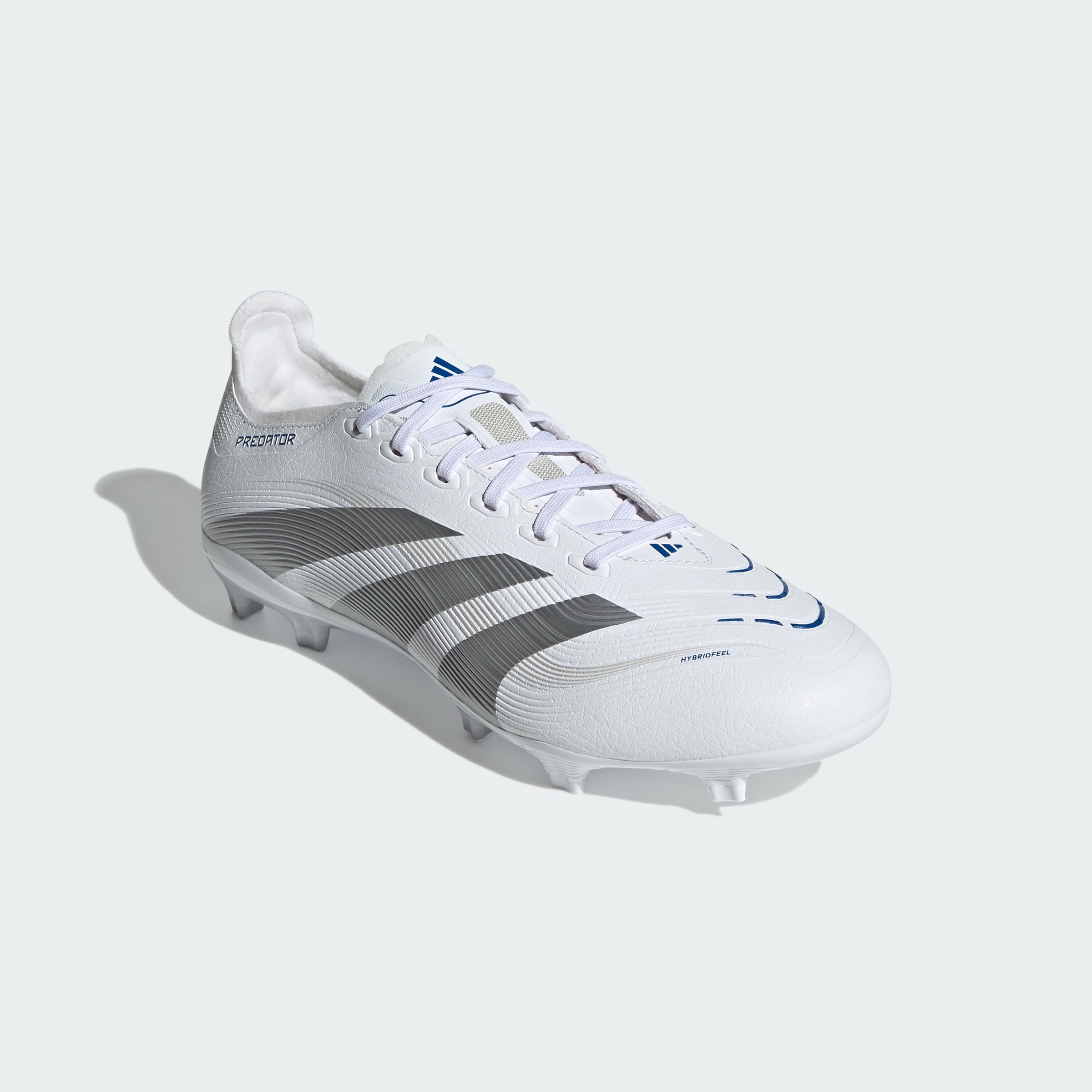 adidas Unisex Yetişkin PREDATOR LEAGUE FG/MG Futbol Ayakkabısı (Sert Zemin) FTWWHT/SILVMT/BROYAL 42 2/3