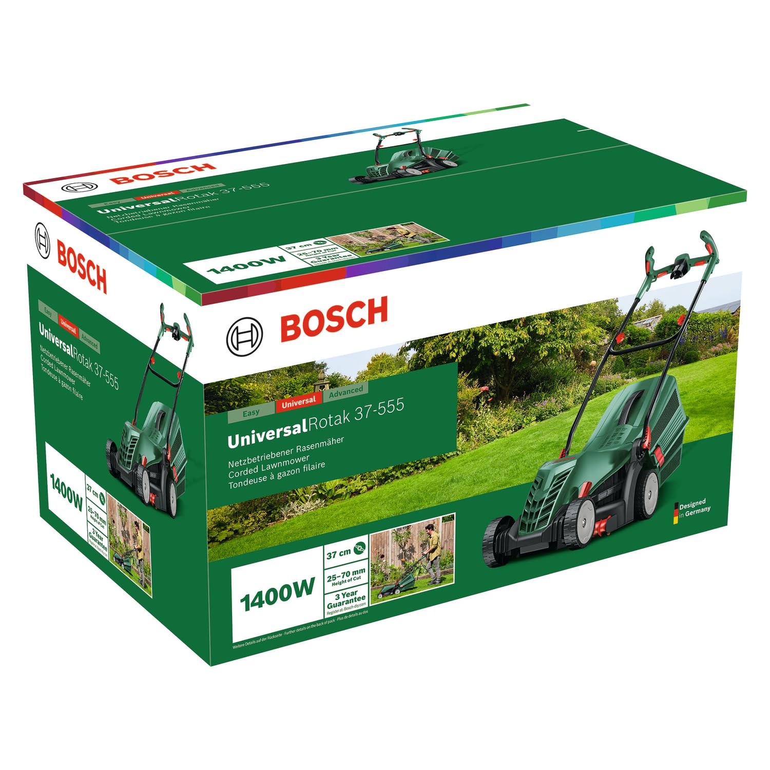 Bosch Home & Garden Universal Rotak 37-555 Çim Biçme Makinesi