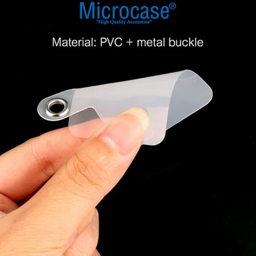 Microcase Telefon İp Askılıklar için Plastik Tutacak Bağlantı Parçası Şeffaf-AL4831 1 Adet