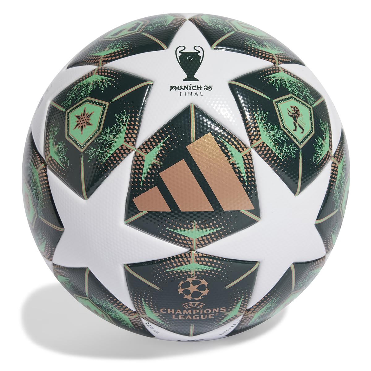 adidas UCL League 24/25 Knockout Stages Futbol Topu Yeşil 5