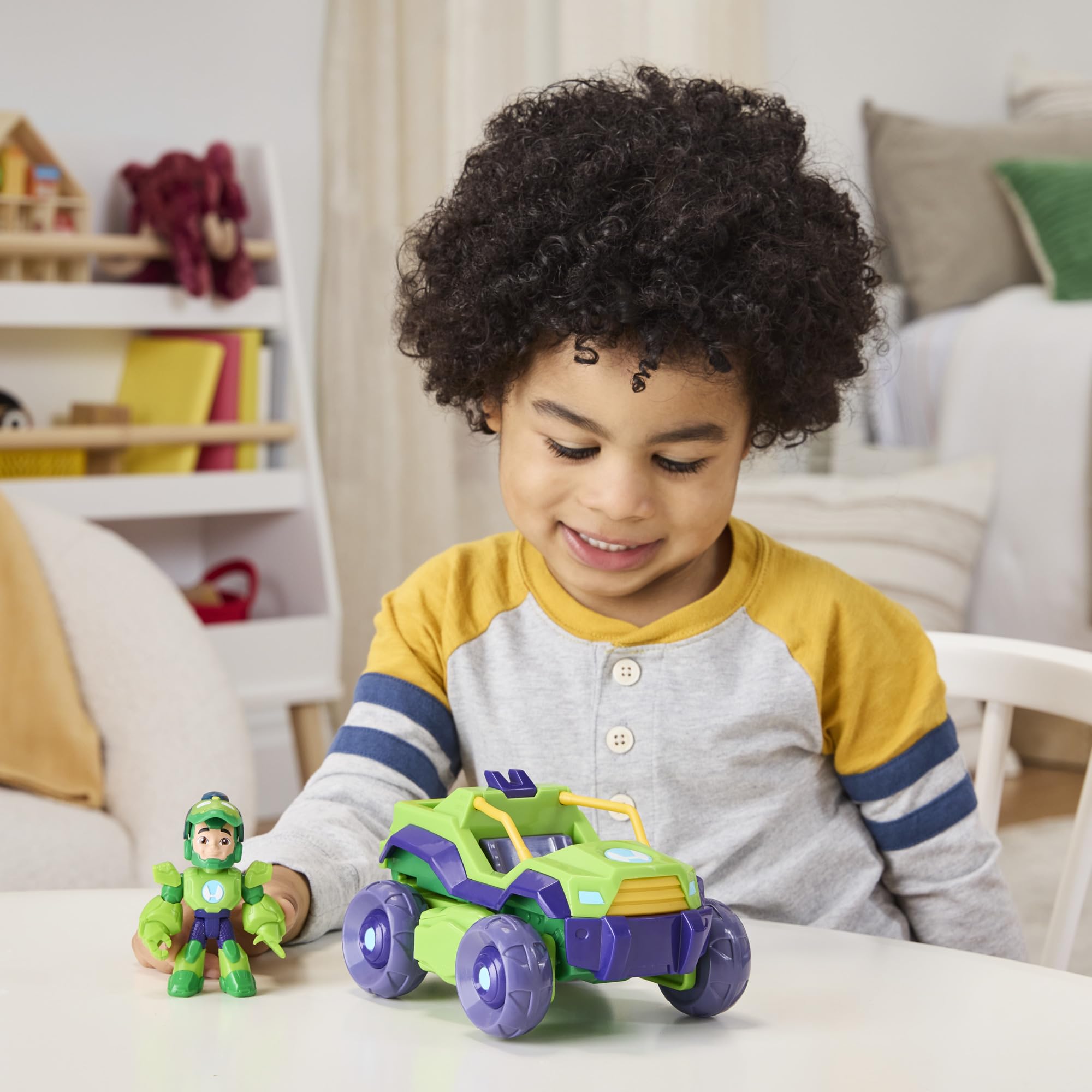 Marvel Iron Man ve Muhteşem Arkadaşları Iron Hulk 2'si 1 Arada Mekanik Zırh ve Araç, Aksiyon Figürü ve Oyuncak Araç Seti