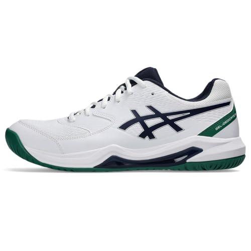 ASICS Dedicate 8 Erkek Tenis Ayakkabısı Mavi Beyaz, Midnight Beyaz, 42.5 EU
