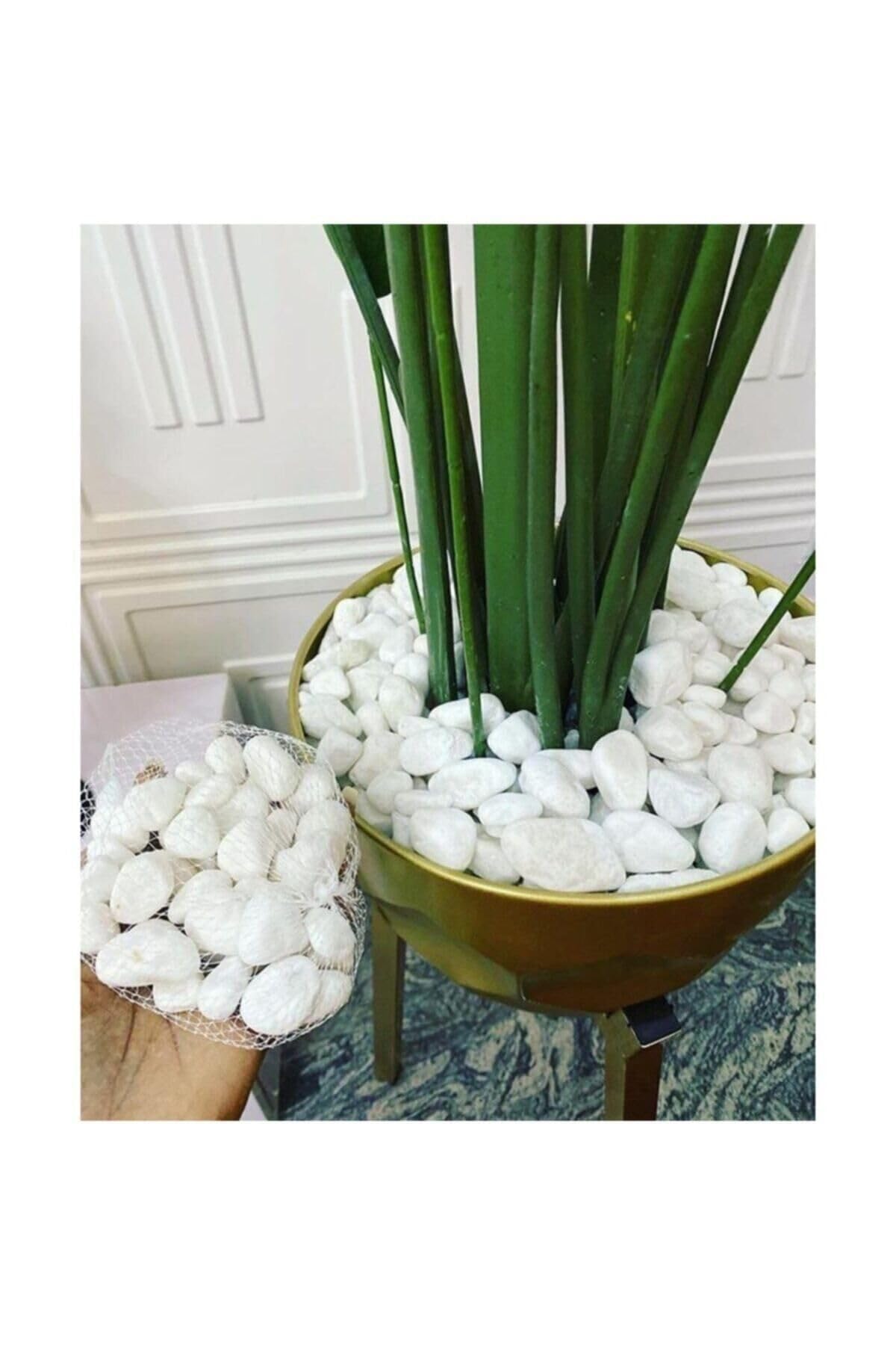 Ekodoğa Dolomit Taş Beyaz 25 Kg 6-10 Cm Dere Taşı Çakıl Taşı Bahçe Süs Taşı Dolamit Taş Dekoratif Taş Loche