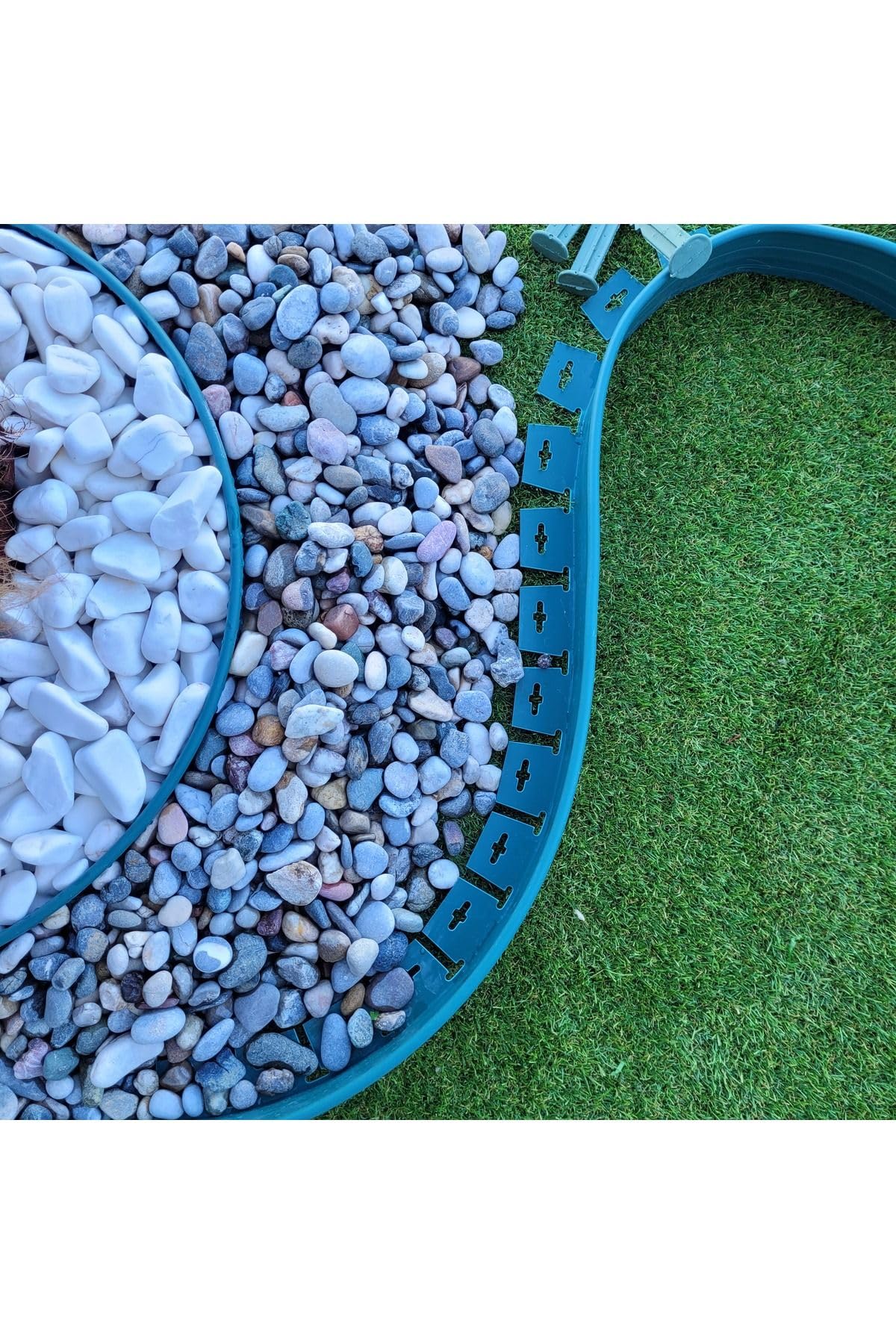 Garden Moda Çim Ayırıcı 25 M Yeşil Çim Sınırlayıcı Taş Toprak Ayıracı Çim Ayracı Çim Ayırıcı Bariyeri