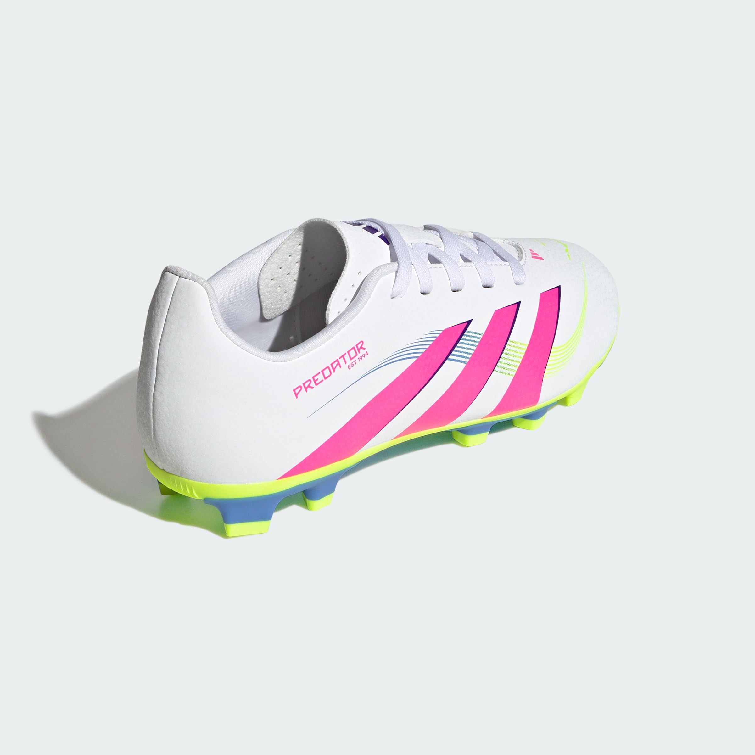 adidas Unisex Çocuk PREDATOR CLUB FG/MG J Futbol Ayakkabısı (Sert Zemin) FTWWHT/LUCPNK/LUCLEM 36 2/3