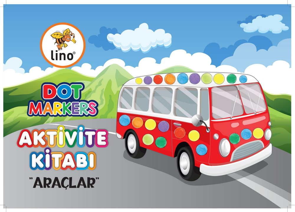 Lino Dot Markers Boyama Kitabı Araçlar