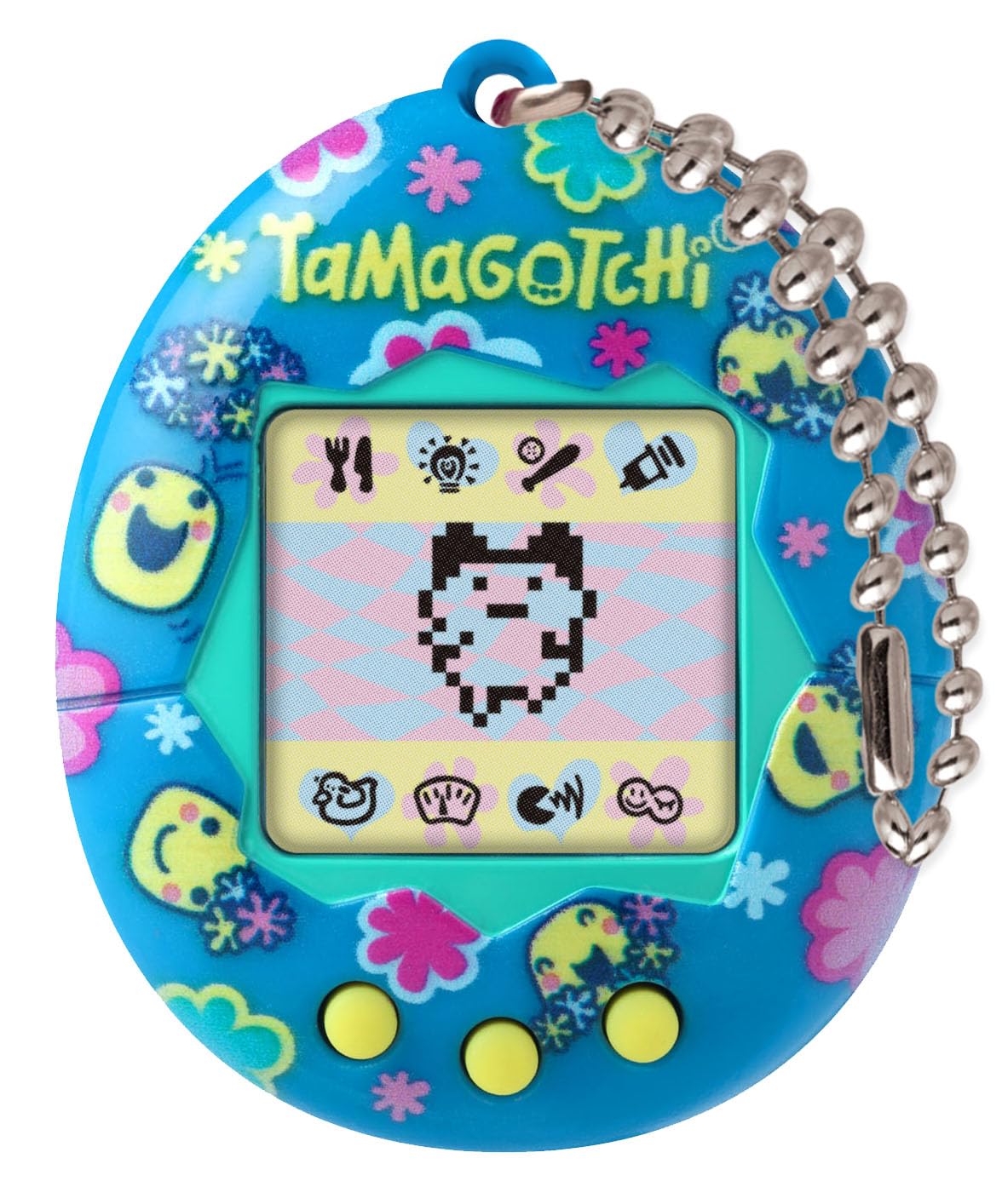 TAMAGOTCHI Bandai Orijinal Tama Smile Dijital Evcil Hayvan | Orijinal Elektronik Evcil Hayvanın Bakımı ve Kurulması, Japon Çocuk Oyuncağı, Kız ve Erkek Çocuklar için, Harika 90'lı Yıllar Retro Hediye