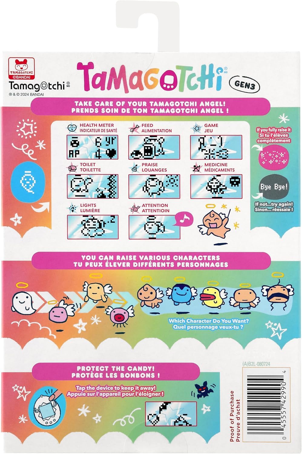 TAMAGOTCHI Bandai Orijinal Angel Party Dijital Evcil Hayvan | Orijinal Elektronik Evcil Hayvan Japon Çocuk Oyuncakları Kız ve Erkek Çocukları İçin Yetiştirin Ve Büyütün, 90'lı Yılların Retro