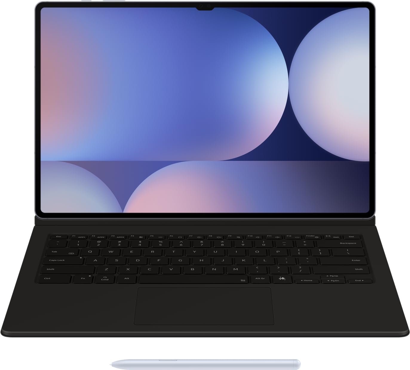 Samsung EF-DX925BBEGTR TAB S10/S9 Ultra Klavyeli Mousepadli Siyah Kılıf