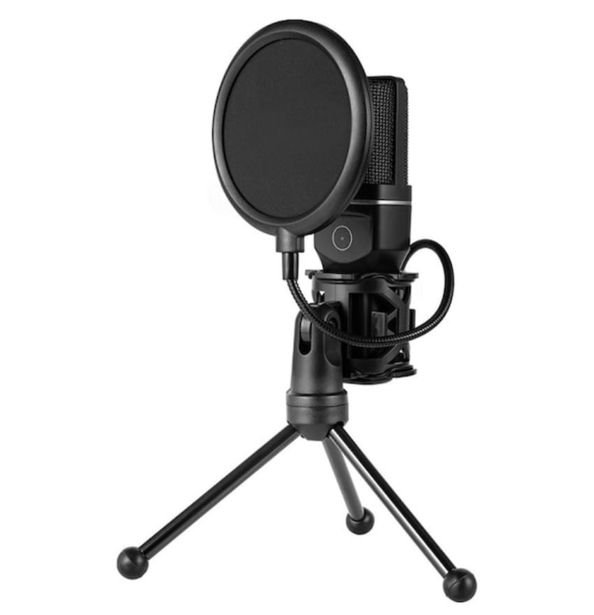 Coverzone RGB Kablosuz Bilgisayar Mikrofon 20-20kHz ANC Gürültü Engelleme Profesyonel Podcast Mikrofon Kiti Tak Çalıştır USB Pc Dizüstü Bilgisayar Için Vlog Canlı Yayın Yanmai SF-777W (SF-777W)