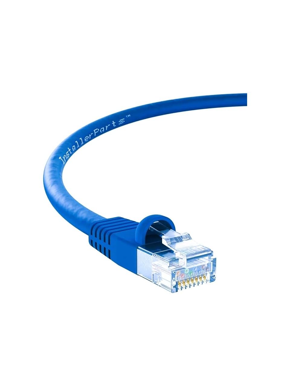 Lunatic Cat640MF 40 Metre Mavi Cat6 Rj45 Lan Kablosu UÇLARI HAZIR TAKILI Bilgisayar Modem İnternet Ethernet Kablosu (MAVİ, 40 Metre)