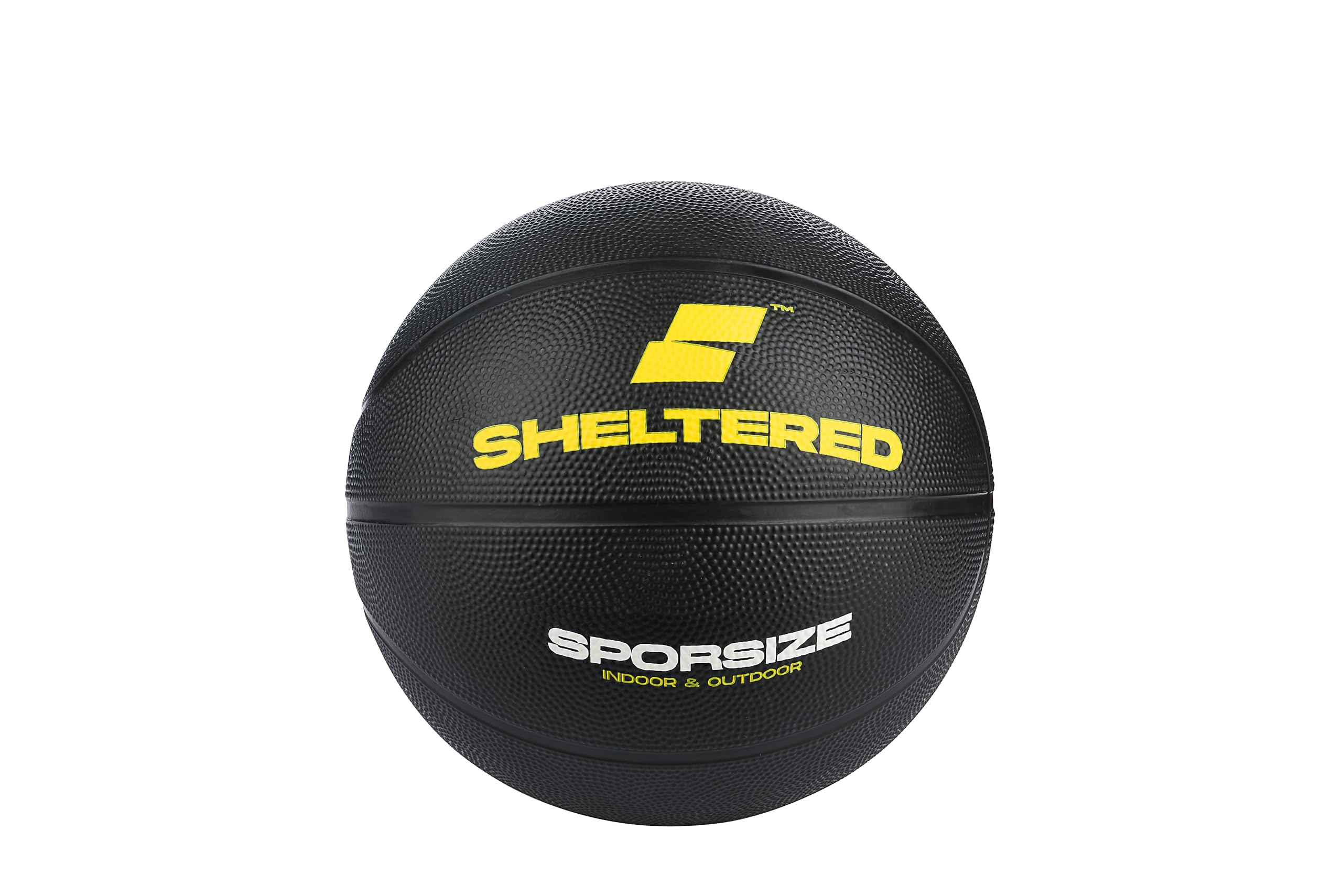 Sporsize Kauçuk Basketbol Topu Outdoor - Dış Alan (Siyah, 6 Numara)