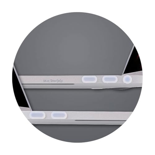 McStorey USB-C ve 3.5 mm Jack Toz Tıkacı Seti – Telefon Tablet Laptop Port Koruyucu, 4× Type-C + 1× Kulaklık, Toz Su Oksit Önleyici Silikon Kapak Şeffaf