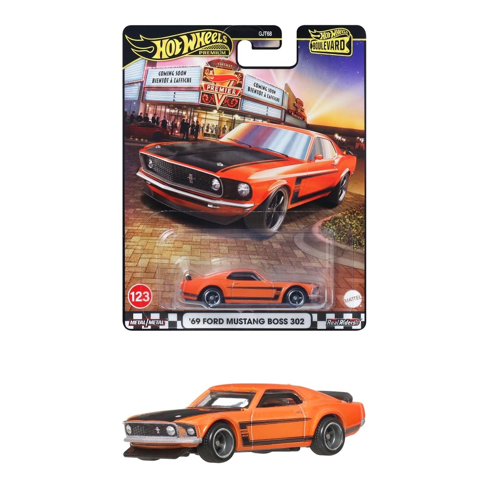 Hot Wheels Boulevard Premium Araçlar 69 FORD MUSTANG BOSS 302 GJT68 - JBL20