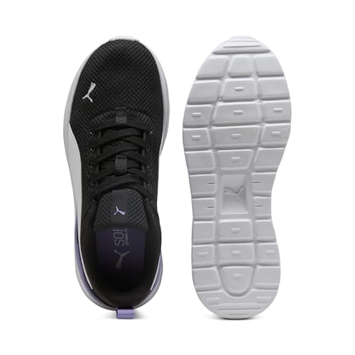 PUMA Erkek Anzarun Lite Spor Ayakkabı, PUMA Black-PUMA White-Lavender Alert, 36 EU