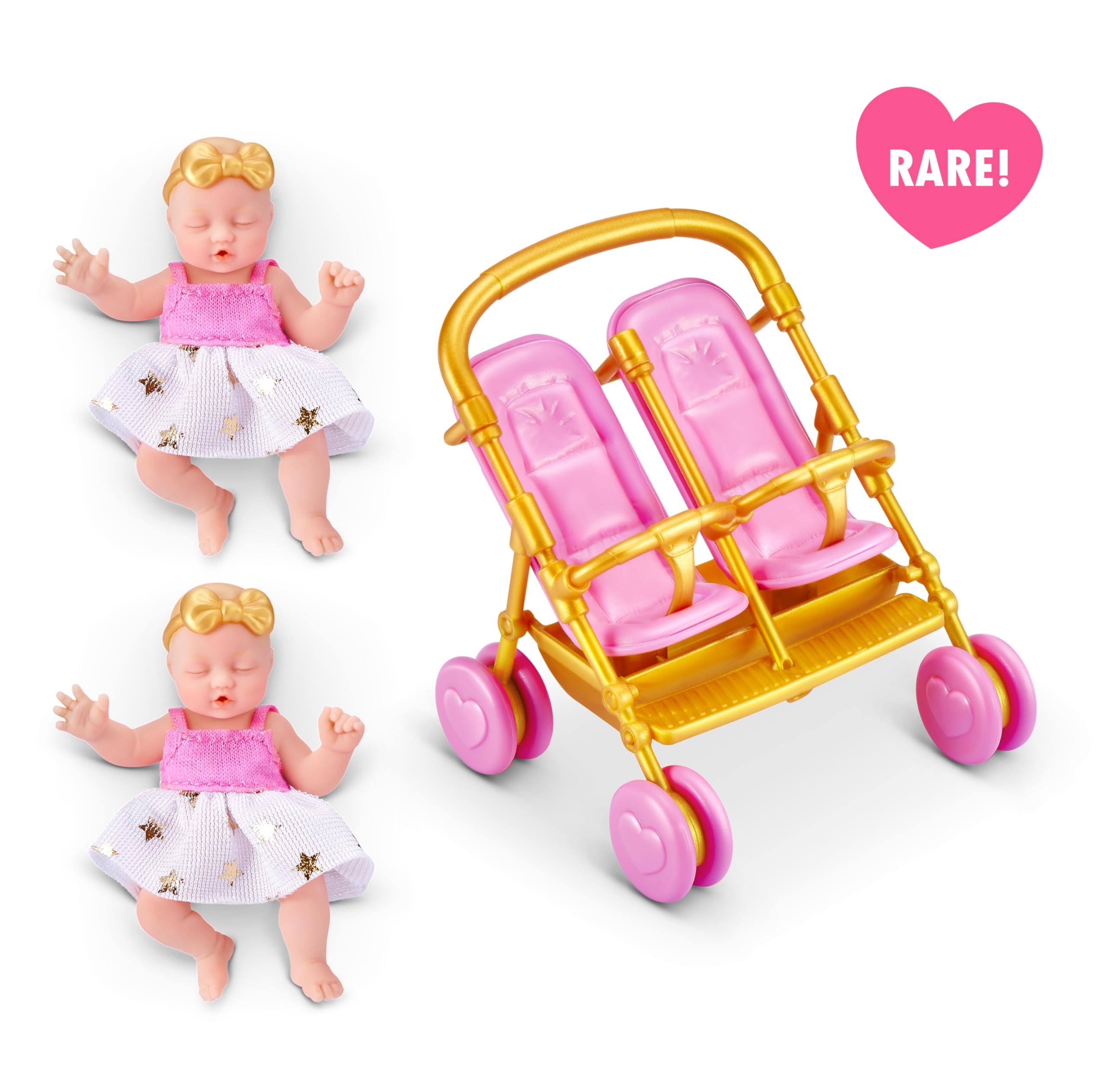 5 Surprise My Mini Baby Series 2 by ZURU, Koleksiyon Gizemli Kapsül, Kız Oyuncağı, Gerçekçi Minyatür