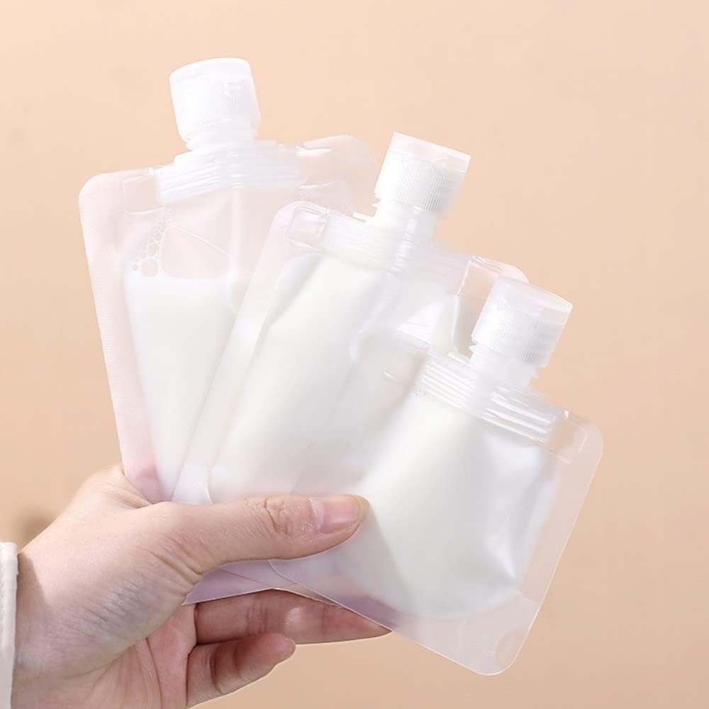 GüncelÇarşı Çok Amaçlı 6'lı Paket Doldurulabilir Torba Şişe, Pratik ve Kolay Kullanım, Seyahat, Sabun, Dezenfektan, Losyon, şampuan, saç kremi, duş jeli Doldurulabilir, 2x 30ml, 2x 50ml, 2x 100ml