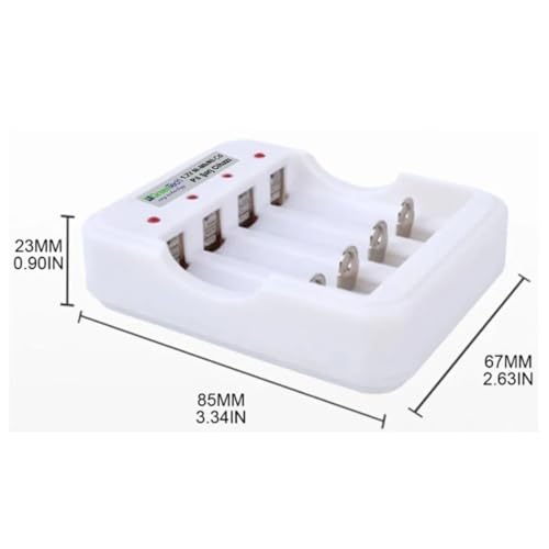 Greentech Pil Şarj Cihazı (Dört Yuvalı) - 1.2V Ni-Mh/Ni-Cd AA/AAA/GT-BC04