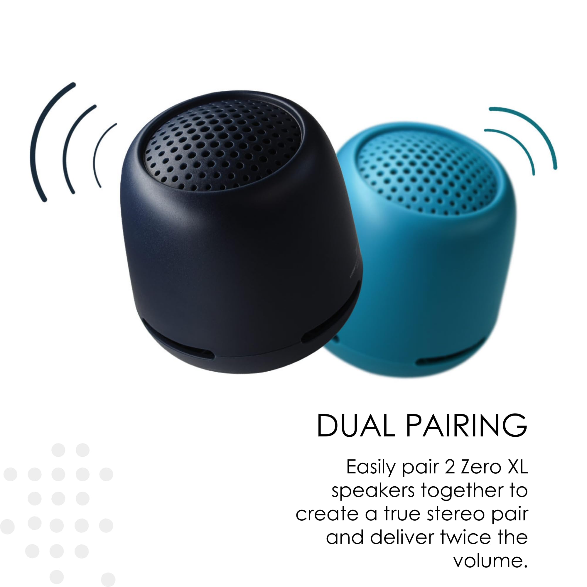 Boompods Zero XL, Bluetooth Hoparlör, IPX7, Gri