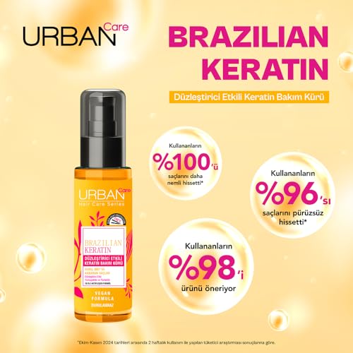 Urban Care Brazilian Keratin Yoğun Saç Bakım Serumu, 75 ml