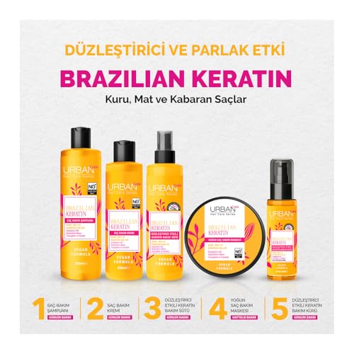 Urban Care Brazilian Keratin Yoğun Saç Bakım Maskesi, 230 ml