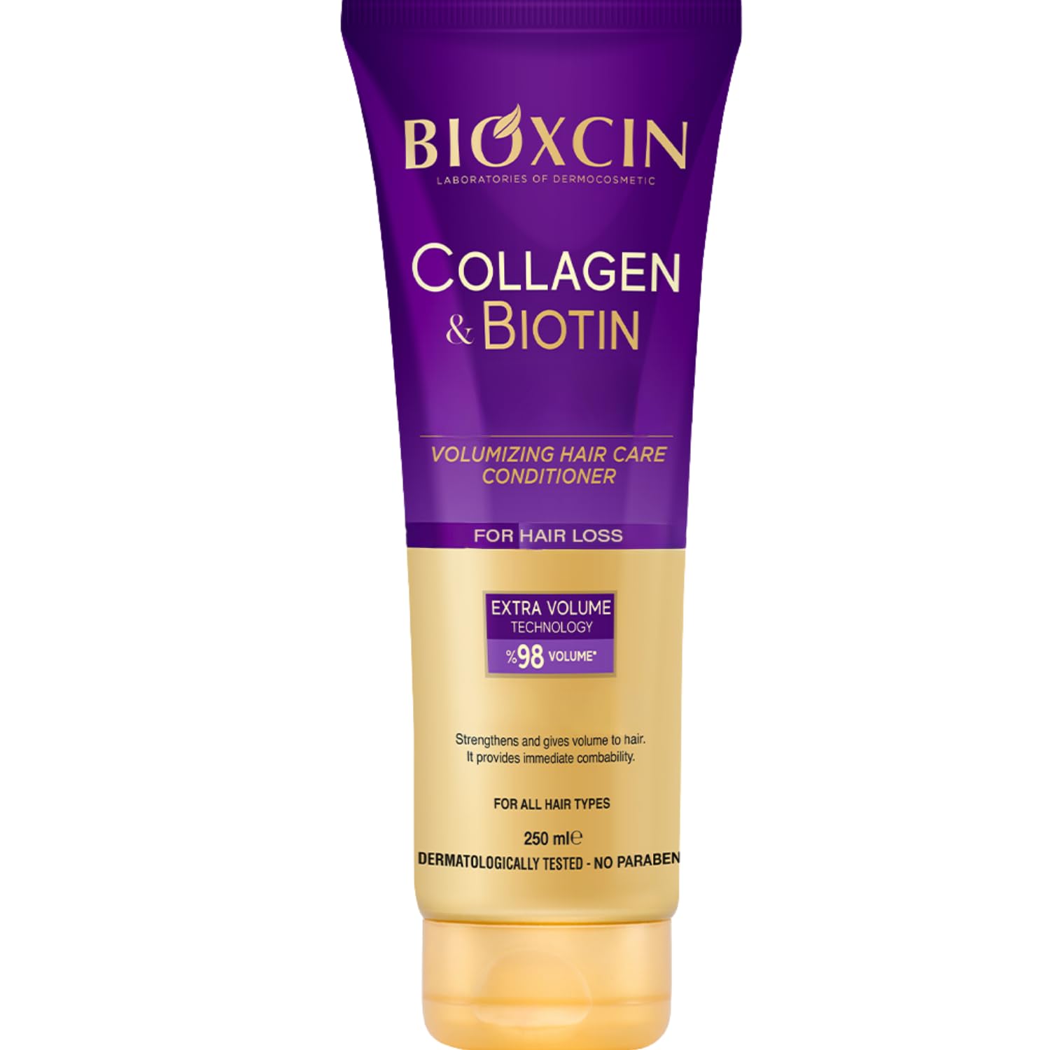 Bioxcin Collagen & Biotin Hacim Veren Saç Bakım Kremi 250 ml – İnce Telli ve Hacimsiz Saçlar İçin Dolgunlaştırıcı ve Nemlendirici Bakım