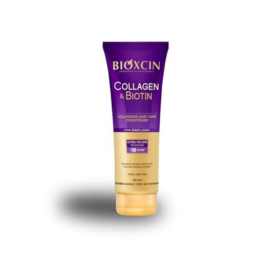 Bioxcin Collagen & Biotin Hacim Veren Saç Bakım Kremi 250 ml – İnce Telli ve Hacimsiz Saçlar İçin Dolgunlaştırıcı ve Nemlendirici Bakım