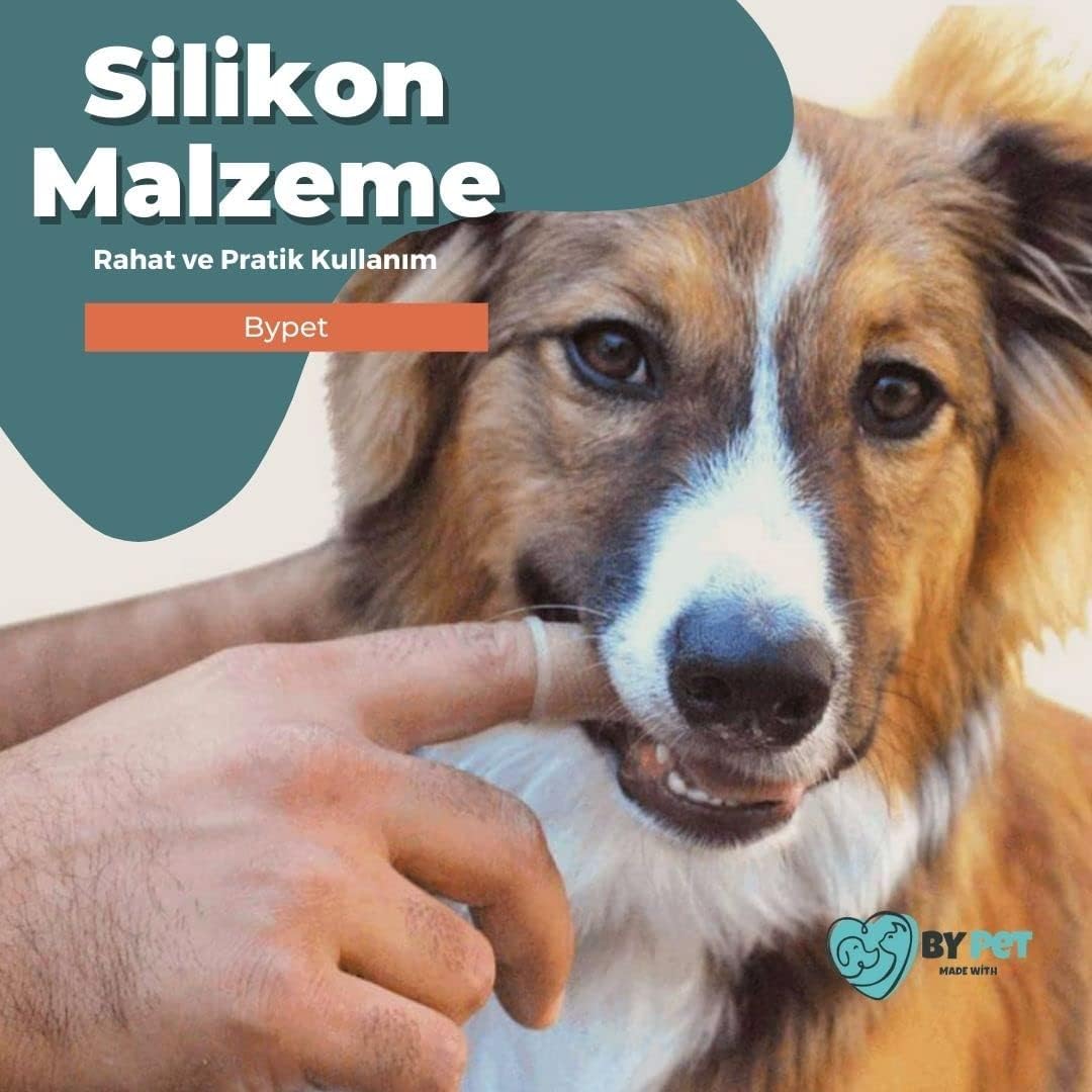 Silikon Kedi Ve Köpek Diş Fırçası - Kolay Kullanımlı Evcil Hayvan Diş Bakım Fırçası