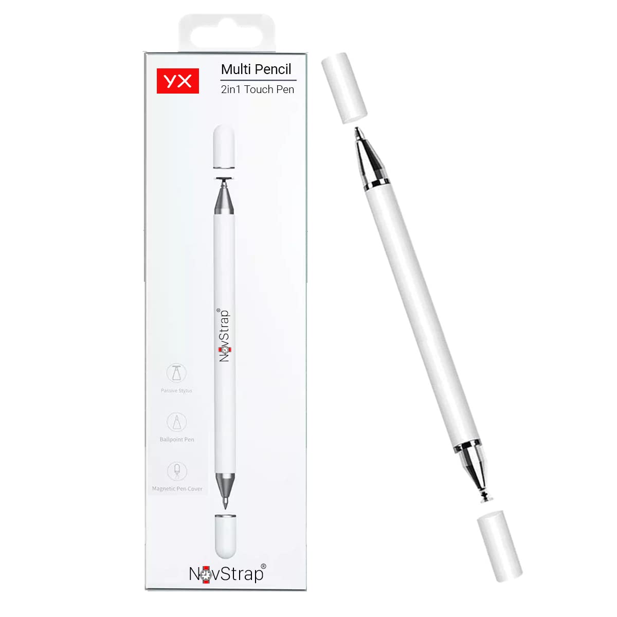 NovStrap Casper Via S50 S40 L50 L40 L30 S48 S30 S20 S38 L20 ile Uyumlu 2in1 Dokunmatik Tablet Kalemi