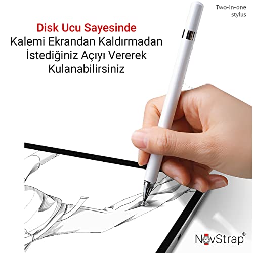 NovStrap Casper Via S50 S40 L50 L40 L30 S48 S30 S20 S38 L20 ile Uyumlu 2in1 Dokunmatik Tablet Kalemi