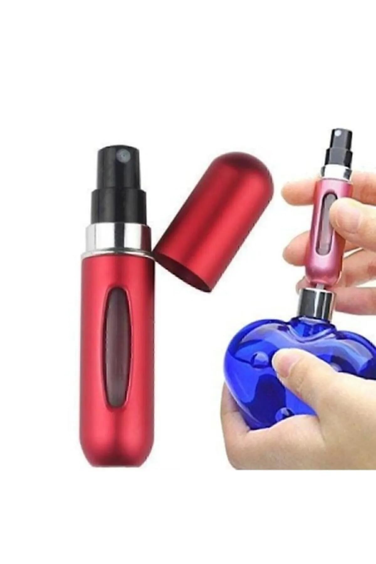 TİNEKE Parfüm Şişesi Çanta Içi Mini Doldurulabilir Seyahat Cep Yedek Parfüm Şişesi 5 ml