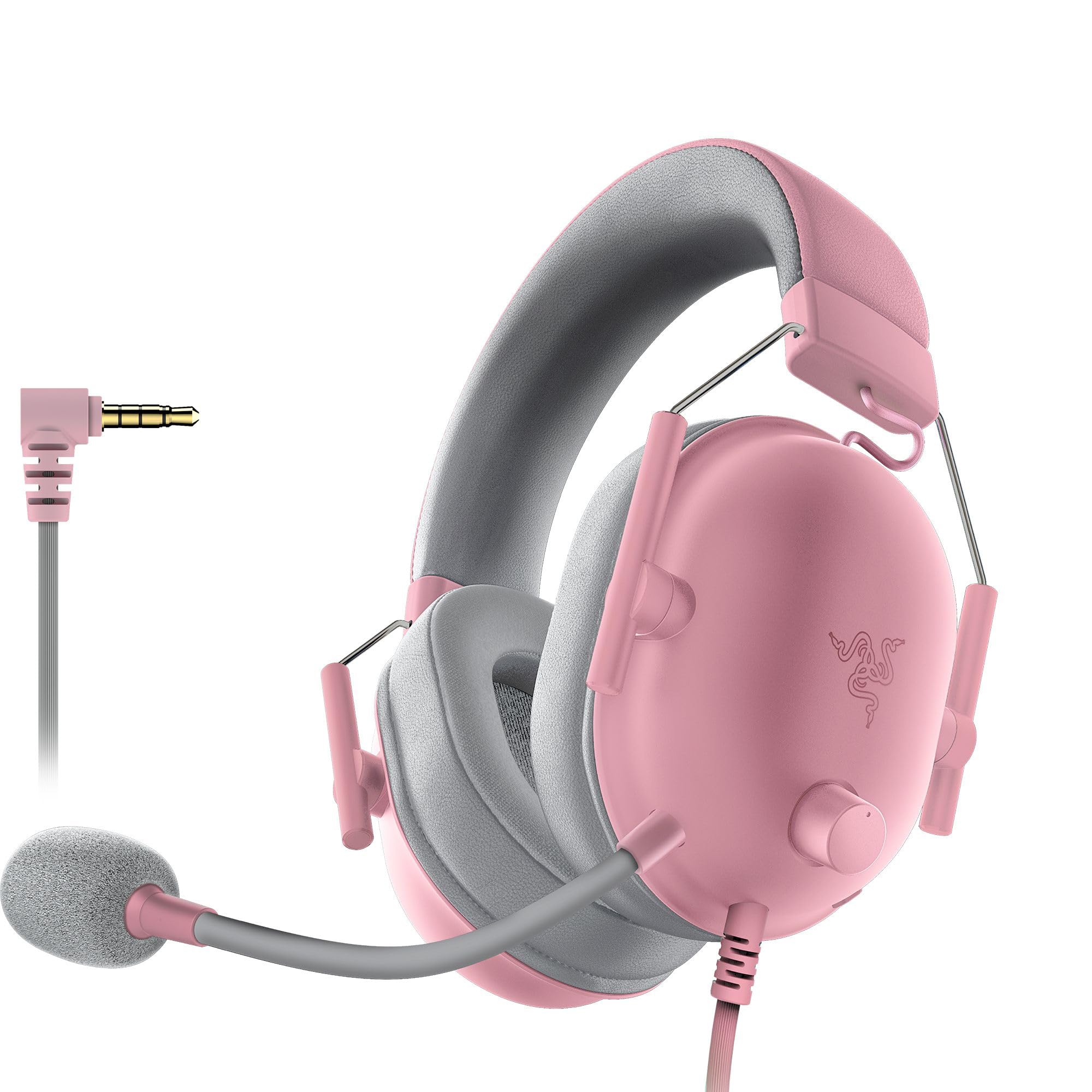Razer BlackShark V2 X (PlayStation) - PlayStation 5 konsolu için kablolu e-spor kulaklık (250g, kardioid mikrofon, 50mm sürücüler, pasif gürültü engelleme, 3.5mm jak) Quartz