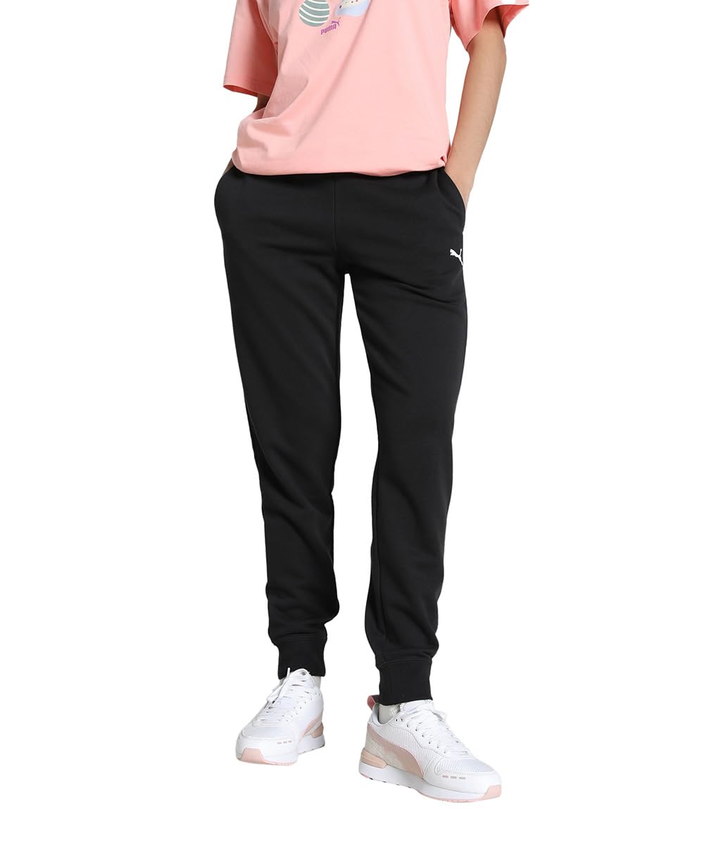 Puma Kadın Eşofman Altı ESS Puma Logo Sweatpants, Siyah, S