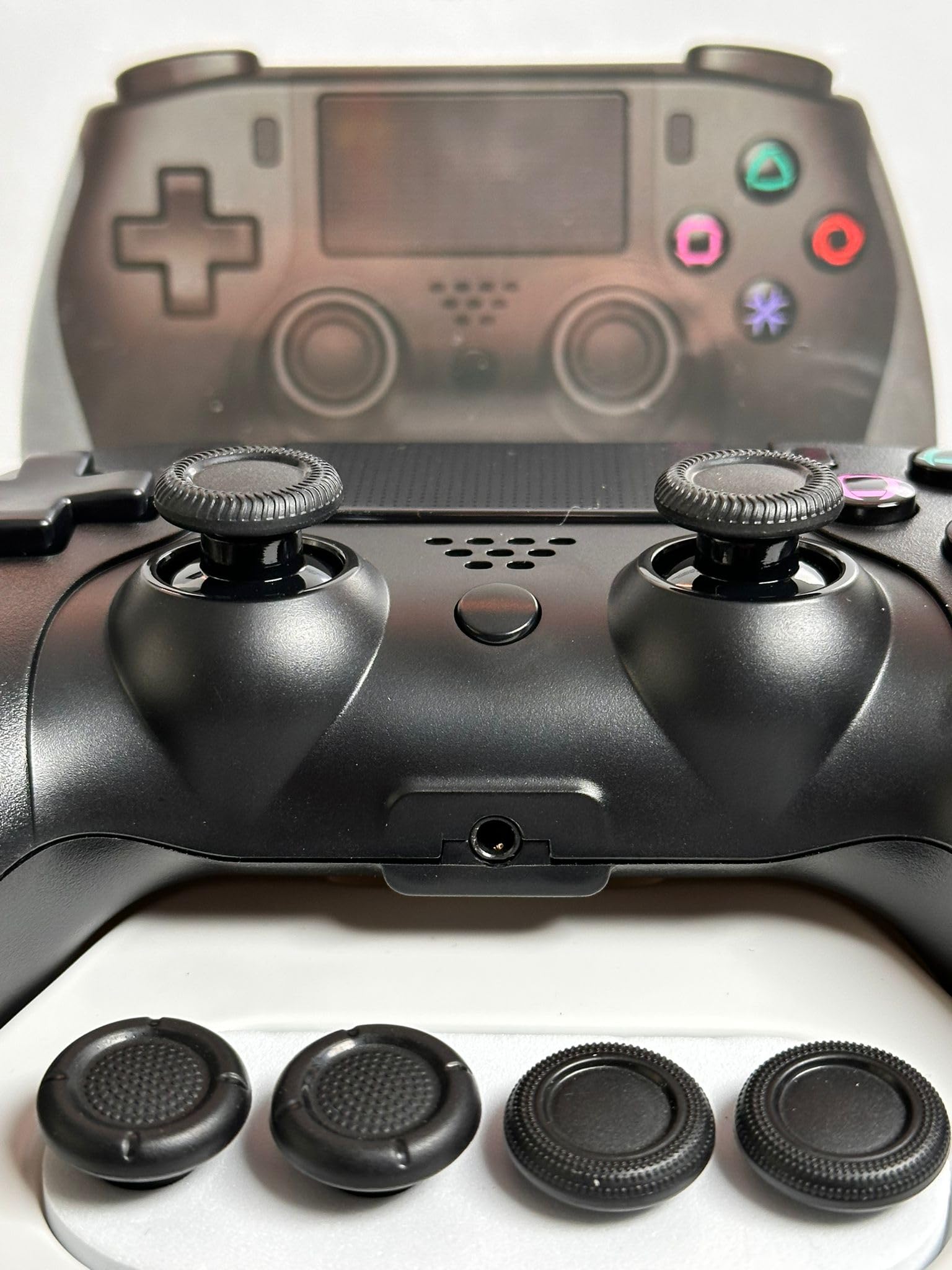 Hepu Premium Kablosuz Bluetooth Bilgisayar Oyun Kolu - PS4 Slim, PS4 Pro ve PC Uyumlu, Titreşimli Ergonomik Gamepad, Joystick PS4 Kol, Pc Oyun Kolu (Videolu Ürün)