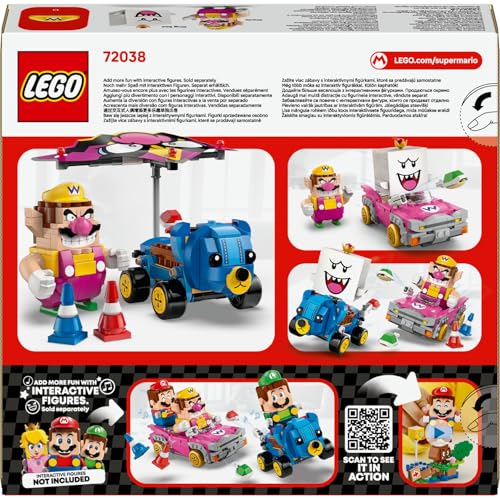 LEGO Super Mario: Mario Kart – Wario ve King Boo 72038 – 8+ Yaş Çocuklar için Wario ve King Boo Figürleri ile İki Kartlı Yaratıcı Oyuncak Yapım Seti, Eğlenceli Hediye Fikri ve Oyun Deneyimi (512P)