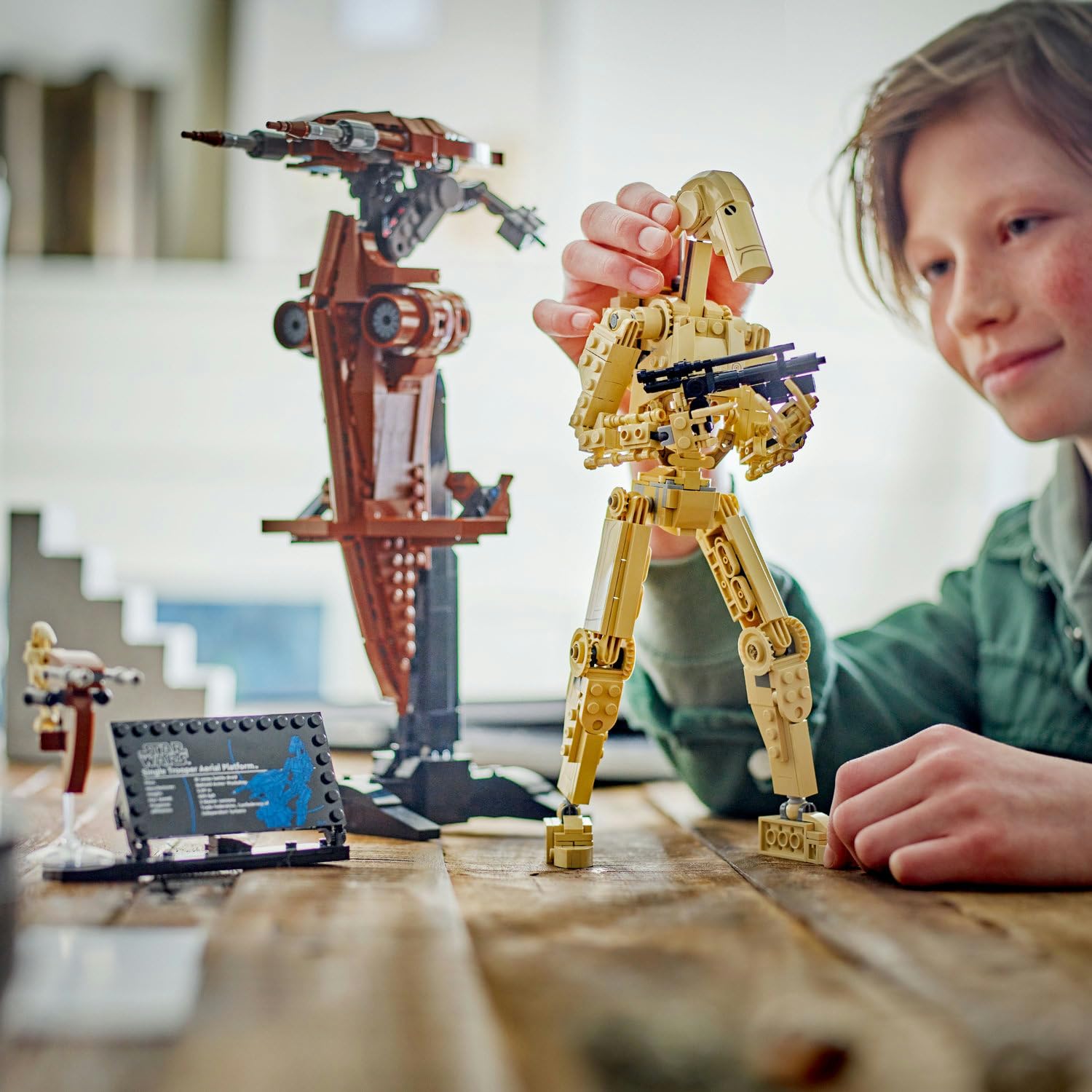LEGO Star Wars Gizli Tehlike STAP ile Savaş Droidi 75428 – 12 Yaş ve Üzeri İçin Koleksiyonluk Yapım Seti, Sergilemeye Uygun Detaylı Model, Yetişkinler ve Gençler İçin Hediye Fikri (1088 Parça)