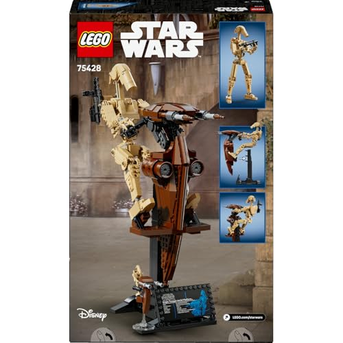 LEGO Star Wars Gizli Tehlike STAP ile Savaş Droidi 75428 – 12 Yaş ve Üzeri İçin Koleksiyonluk Yapım Seti, Sergilemeye Uygun Detaylı Model, Yetişkinler ve Gençler İçin Hediye Fikri (1088 Parça)