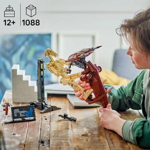 LEGO Star Wars Gizli Tehlike STAP ile Savaş Droidi 75428 – 12 Yaş ve Üzeri İçin Koleksiyonluk Yapım Seti, Sergilemeye Uygun Detaylı Model, Yetişkinler ve Gençler İçin Hediye Fikri (1088 Parça)