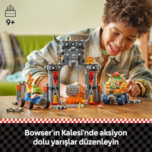 LEGO Super Mario: Mario Kart – Bowser Kalesi 72039 – 9 Yaş ve Üzeri Çocuklar İçin Bowser Kale Temalı Yaratıcı Oyuncak Yapım Seti, Genişletilebilir Oyun Deneyimi ve Eğlenceli Hediye Fikri (1068 Parça)