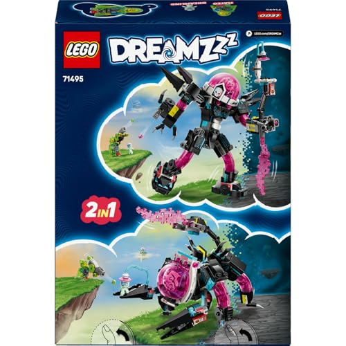 LEGO DREAMZzz Mateo, Siber Beyin Robotuna Karşı 71495-8 Yaş ve Üzeri Çocuklar için Mermi Atıcılar, Açılan Kokpit ve Mateo Minifigürü ile Düşçü Figürü İçeren Yaratıcı Oyuncak Yapım Seti (368 Parça)