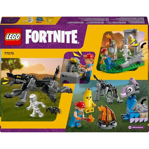 LEGO Fortnite Muzaffer ve Tamirci Çırağı'nın Kampı 77075-7 Yaş ve Üstü Kız ve Erkek Çocuklar için Tamirci Çırağı ve İskelet Dahil Video Oyunu Figürleri İçeren Yaratıcı Oyuncak Yapım Seti (250 Parça)