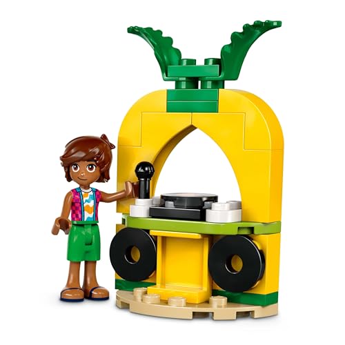 LEGO Friends Tek Boynuzlu At ve Flamingo Havuz Partisi 42658-5 Yaş ve Üzeri Kız ve Erkek Çocuklar için 2 Mini Bebek ve 1 Kedi Figürü İçeren Yaratıcı Oyuncak Yapım Seti, Hediye Fikri (99 Parça)