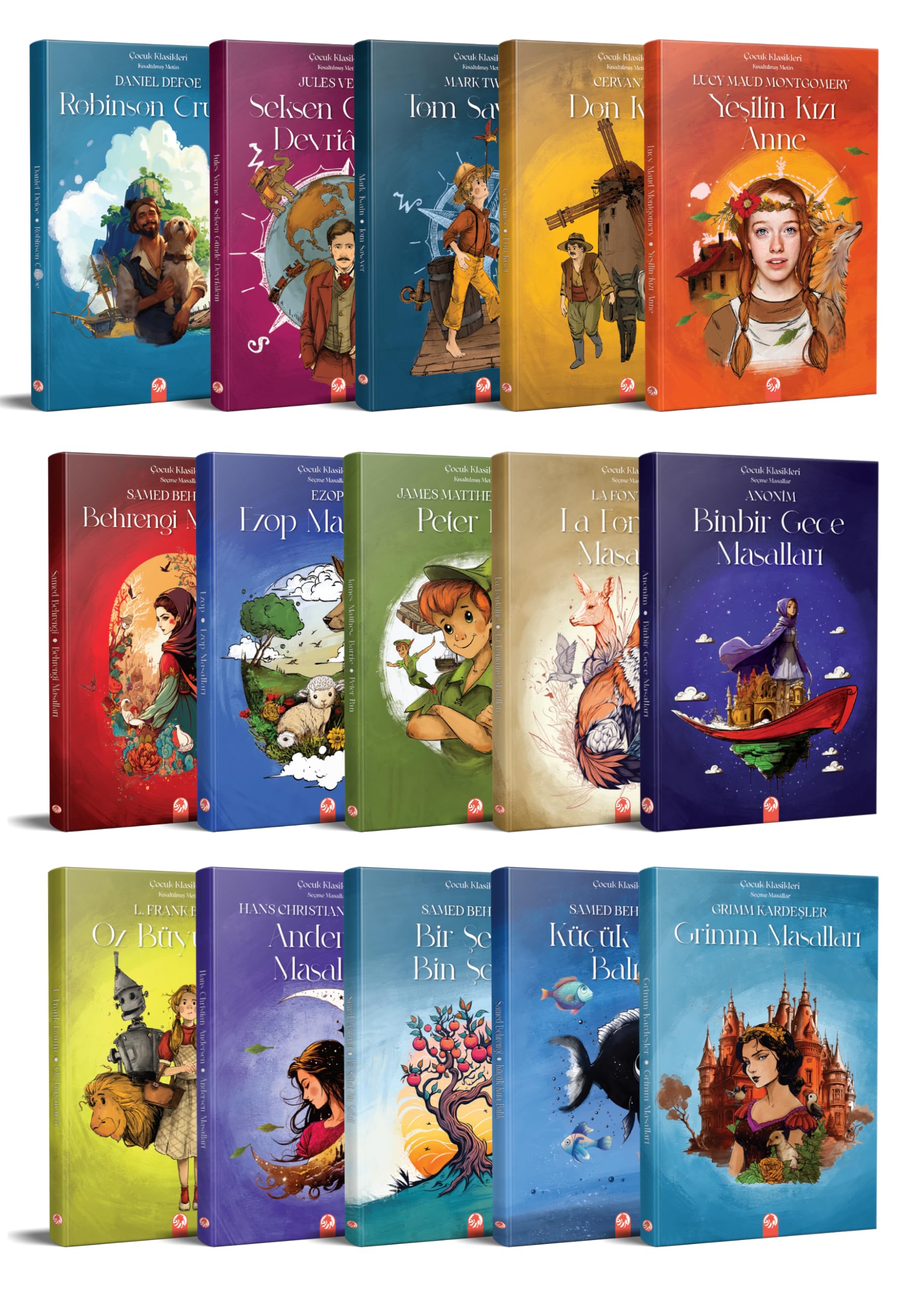 Çocuk Klasikleri Seti (15 Kitap)