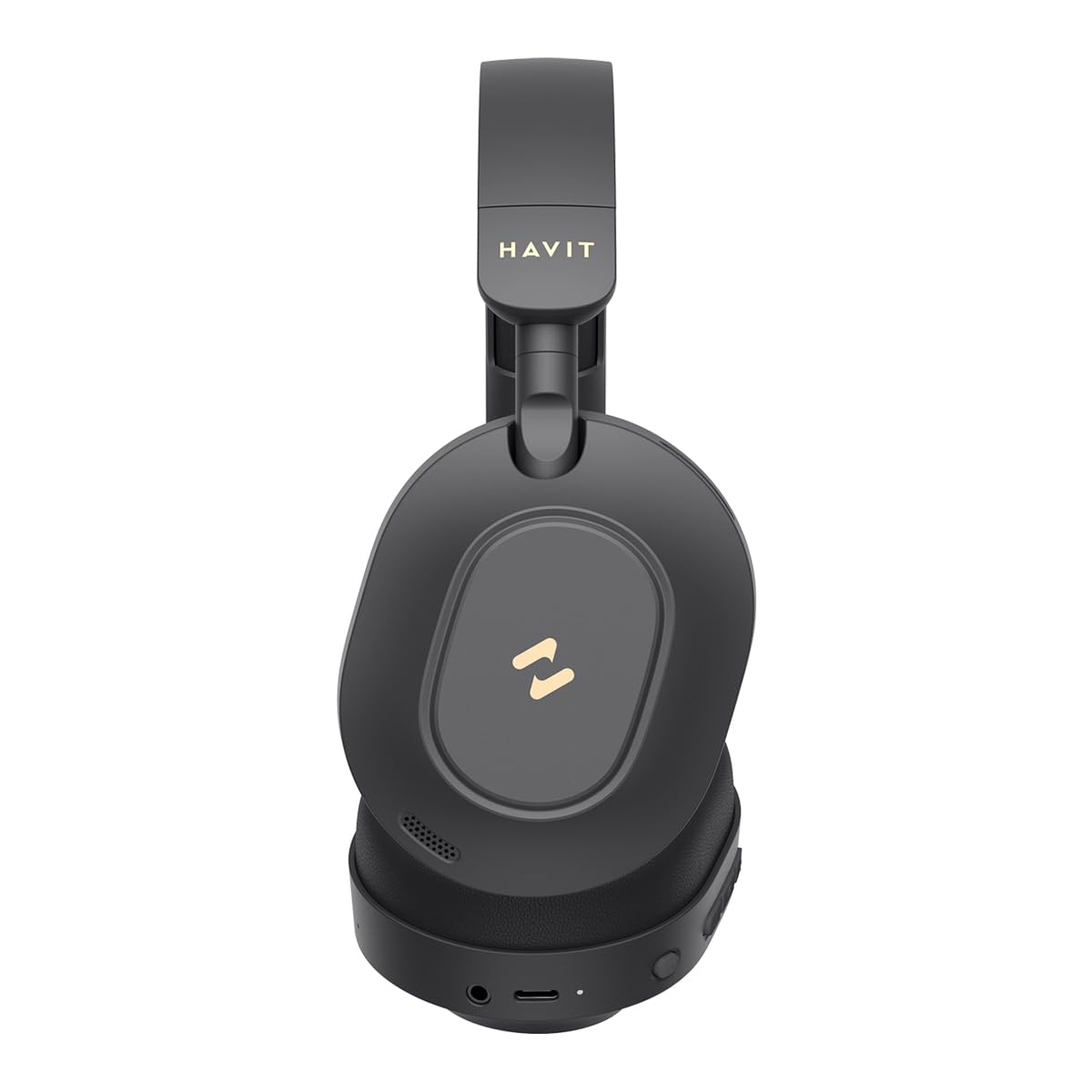 Havit H668BT ANC Bluetooth Kulaküstü Kulaklık - 80 Saat, Anc, Çift Cihaz Desteği, Hi-Res Audio (Siyah)